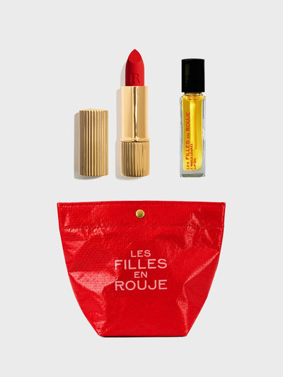 The Glossy Red Set